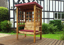 Bramham Two Seat Arbour Burg Burgundy