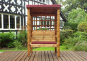 Bramham Two Seat Arbour Burg Burgundy