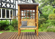 Bramham Two Seat Arbour Grey