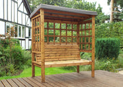 Bramham Three Seat Arbour Grey