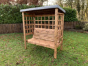Bramham Three Seat Arbour Grey