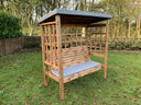 Bramham Three Seat Arbour Grey