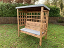 Bramham Three Seat Arbour Grey