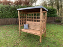 Bramham Three Seat Arbour Grey