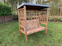 Bramham Three Seat Arbour Grey