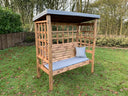 Bramham Three Seat Arbour Grey