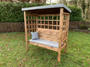 Bramham Three Seat Arbour Grey