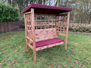 Bramham Three Seat Arbour Grey