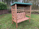 Bramham Three Seat Arbour Green