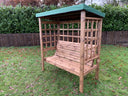 Bramham Three Seat Arbour Green
