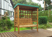 Bramham Three Seat Arbour Green
