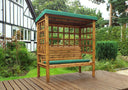 Bramham Three Seat Arbour Green