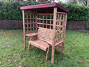 Wentworth Two Seat Arbour Burg Burgundy