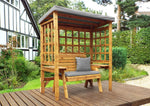 Wentworth Two Seat Arbour Grey