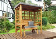 Wentworth Two Seat Arbour Grey
