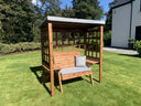 Wentworth Two Seat Arbour Grey