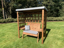 Wentworth Two Seat Arbour Grey