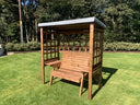 Wentworth Two Seat Arbour Grey