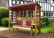 Wentworth Three Seater Arbour Burg Burgundy