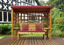 Wentworth Three Seater Arbour Burg Burgundy