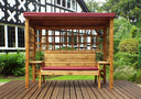 Wentworth Three Seater Arbour Burg Burgundy