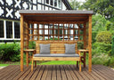 Wentworth Three Seater Arbour Grey