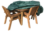 Deluxe Four Seat Square Table Set Cover