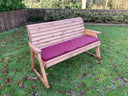 Three Seater Rocker Burgundy