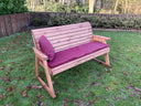 Three Seater Rocker Burgundy