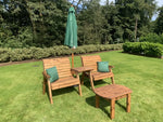 Grand Twin Straight c/w Coffee Table Green