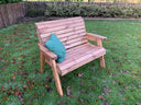 Traditional Two Seater Bench Green