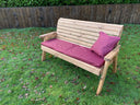Three Seater Winchester Bench Burgundy