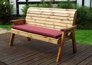 Three Seater Winchester Bench Burgundy