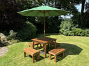 Knights Four Seat Table Set Green