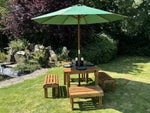 Knights Four Seat Table Set Green