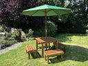 Knights Four Seat Table Set Green