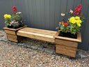 Knights Double Planter Bench Flat Packed