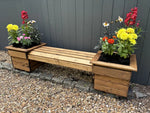 Knights Double Planter Bench Flat Packed