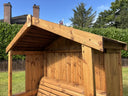 Three Seater Imperial Arbour Burgundy