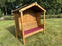 Three Seater Imperial Arbour Burgundy