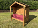 Three Seater Imperial Arbour Burgundy