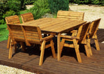 Eight Seater Table Set Green