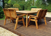 Eight Seater Table Set Green