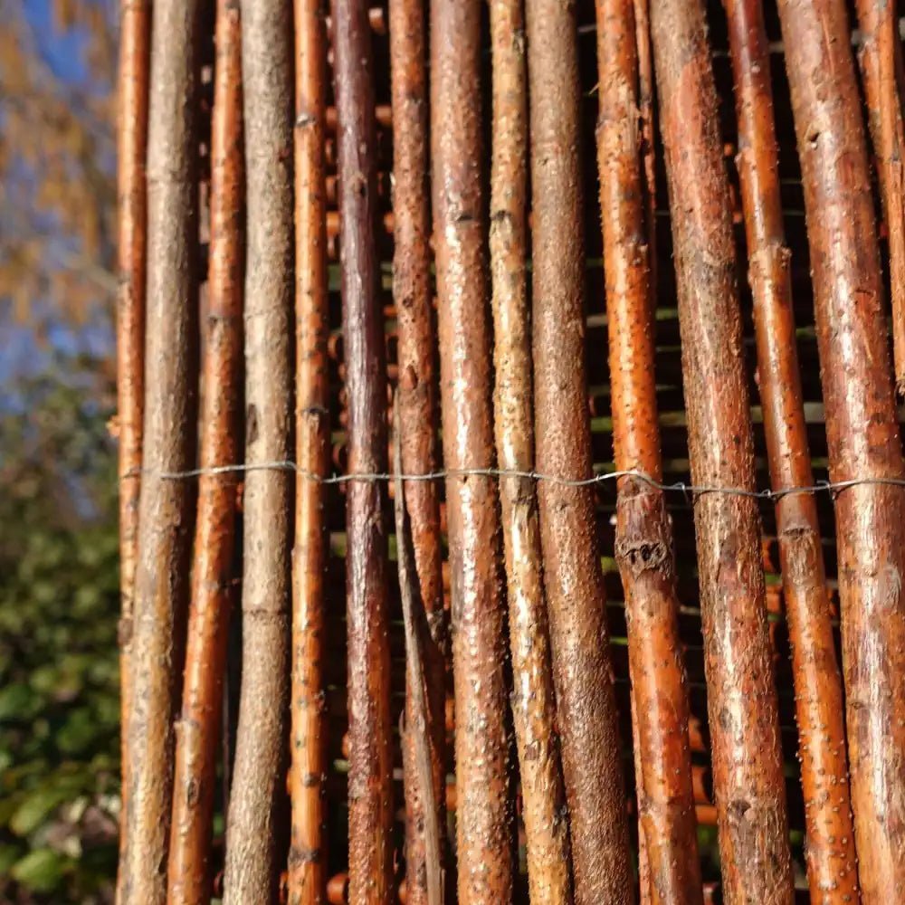 Rustic Willow Screening for Garden Fencing and Screening 5m long