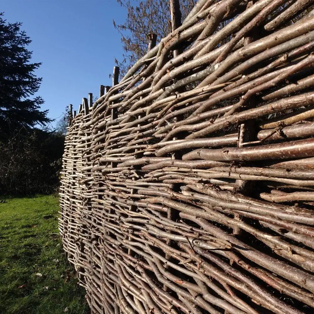 6ft Premium Weave Hurdles: Woven Wood's 6ft premium weave hurdles are perfect for creating a stylish and secure boundary for your garden