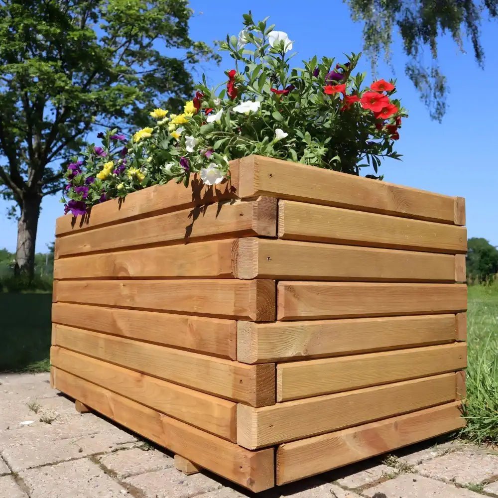 Wooden Window Planter Box, perfect as a wooden garden plant box 70cm Pine