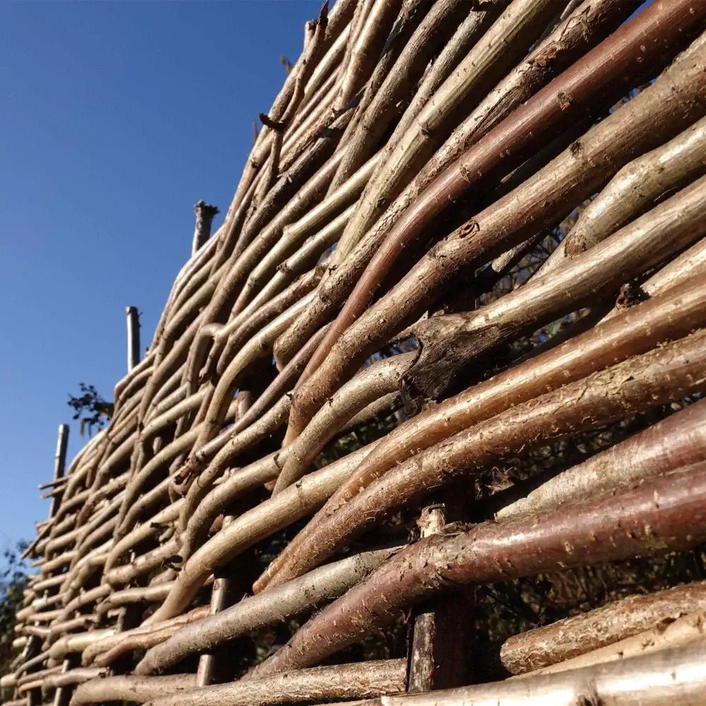 Woven Wood's hazel hurdles are a stylish and attractive addition to any garden