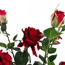 80cm Artificial Red Rose Plant - 180 Leaves