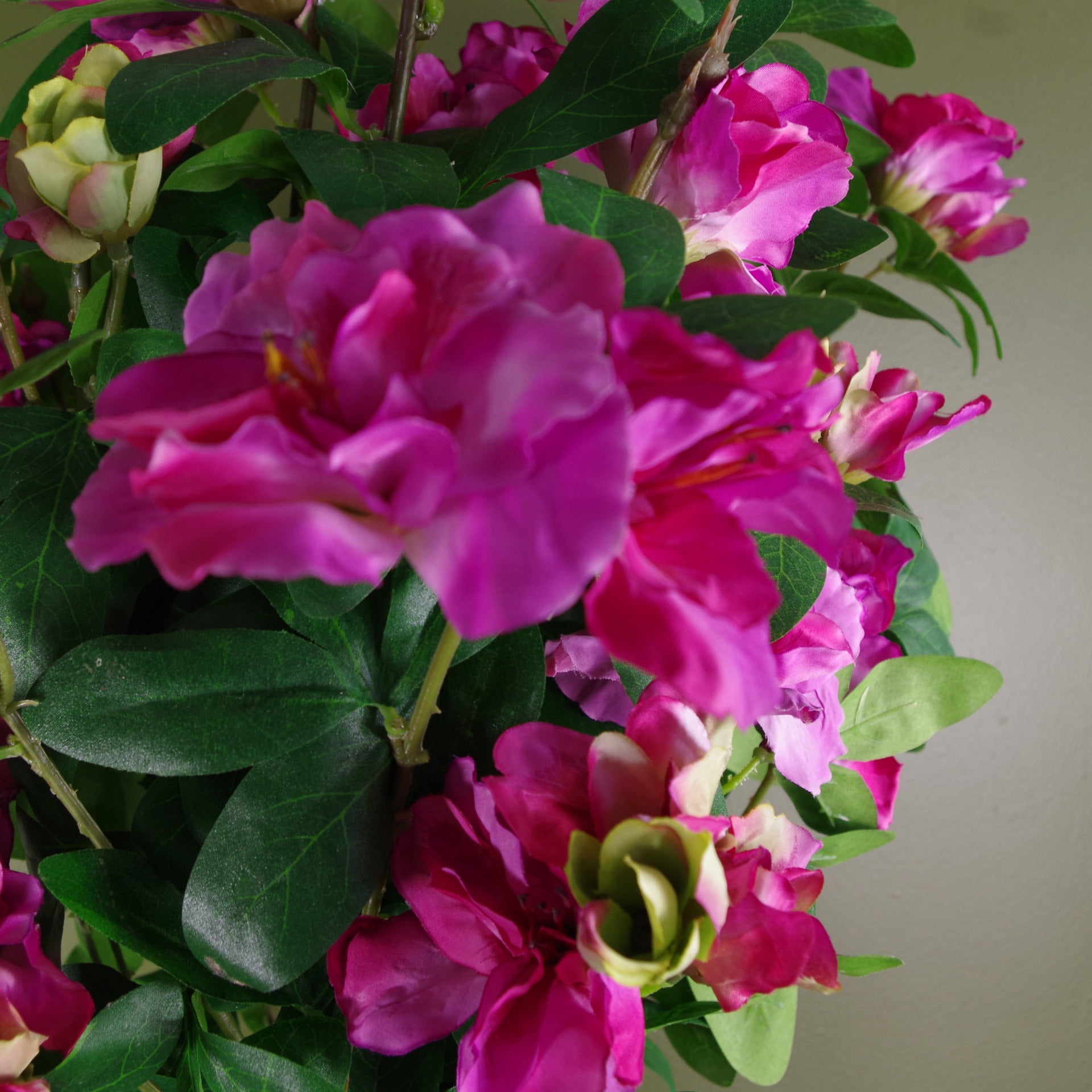 Artificial Rhododendron Flowering Plant Pink