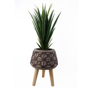 36cm x 26cm Rope Effect Composite Large Planter